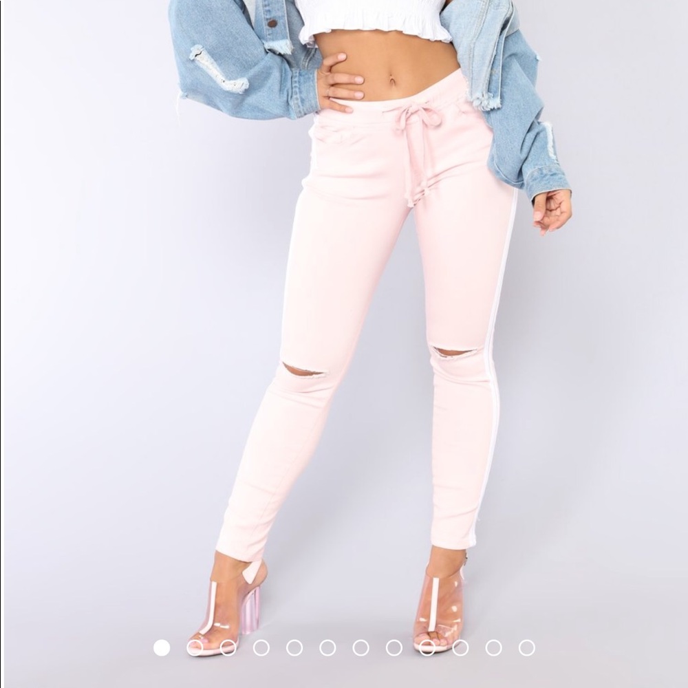 New FN pink joggers